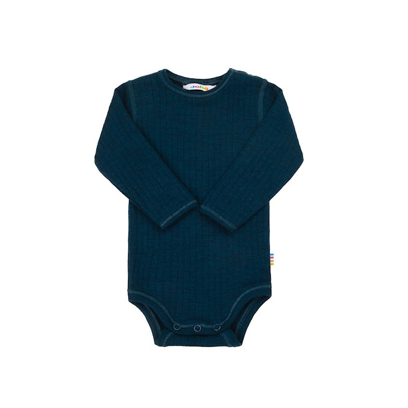 Joha merino woolen long sleeve body  dark turquoise