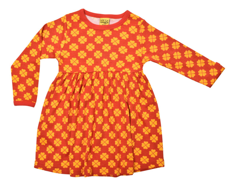 copy of Duns Sweden long sleeved dress pink mushrooms