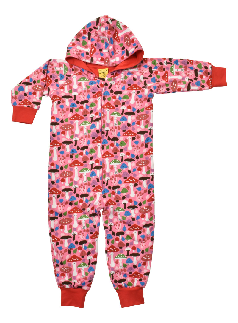 Duns Sweden onesie mushroom pink