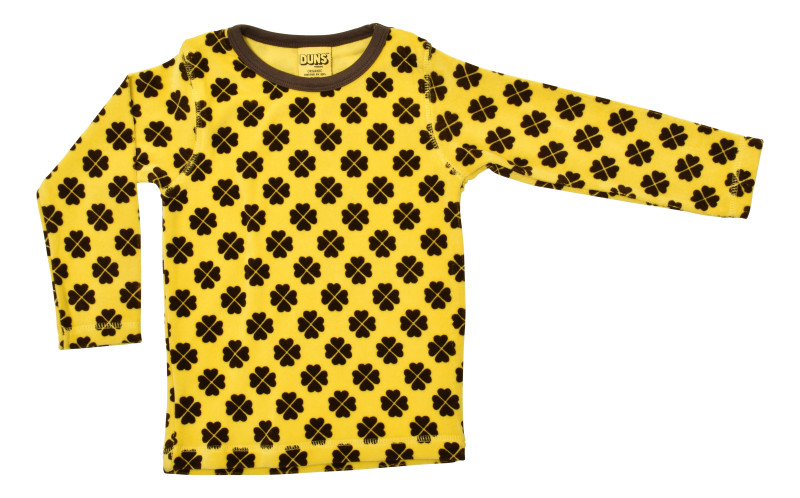 Duns velvet  longsleeve clover yellow brown