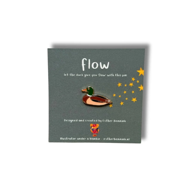Esther Bennink pin 'Flow' eend