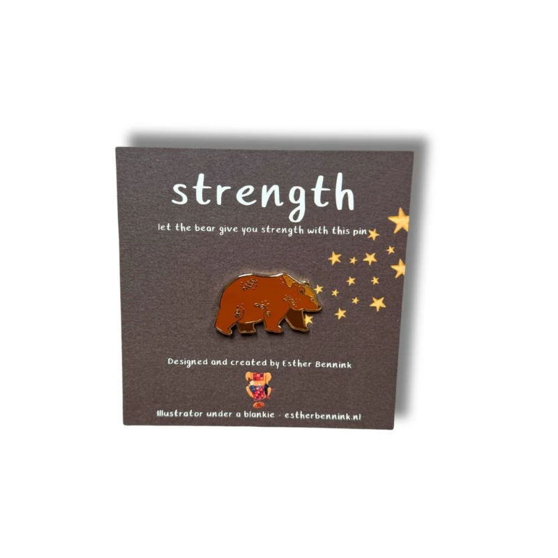 Esther Bennink pin 'Strength' beer