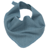 Reiff wool silk terry bib aqua
