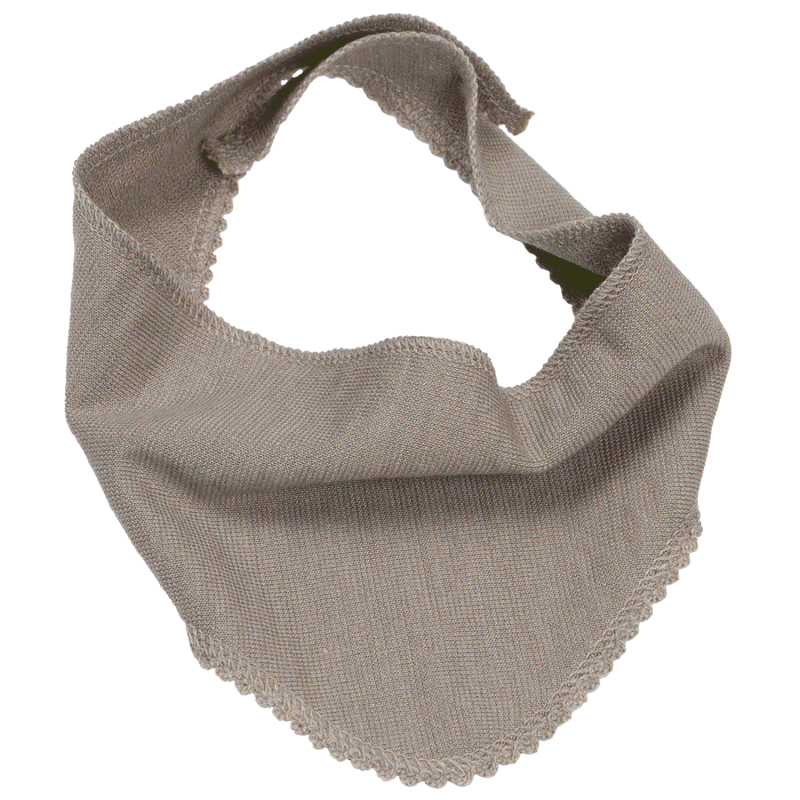 Reiff wool silk terry bib savannah