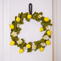 Sjaal met Verhaal wreath lemons