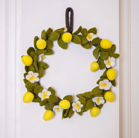 Sjaal met Verhaal wreath lemons