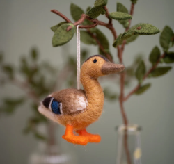 Sjaal met verhaal hanger wilde eend