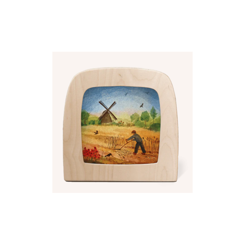 Vogel Geluk - windmill Silhouette