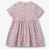 Wheat katoenen jersey jurk Anna pink blue flowers