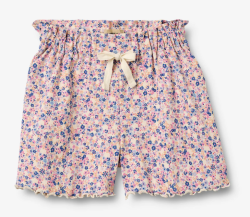Wheat katoenen korte broek Ina Pink Blue flowers