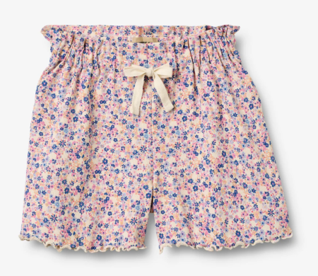 Wheat katoenen korte broek Ina Pink Blue flowers