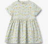 Wheat katoenen jersey jurk korte mouw Anna Summer blue citrus