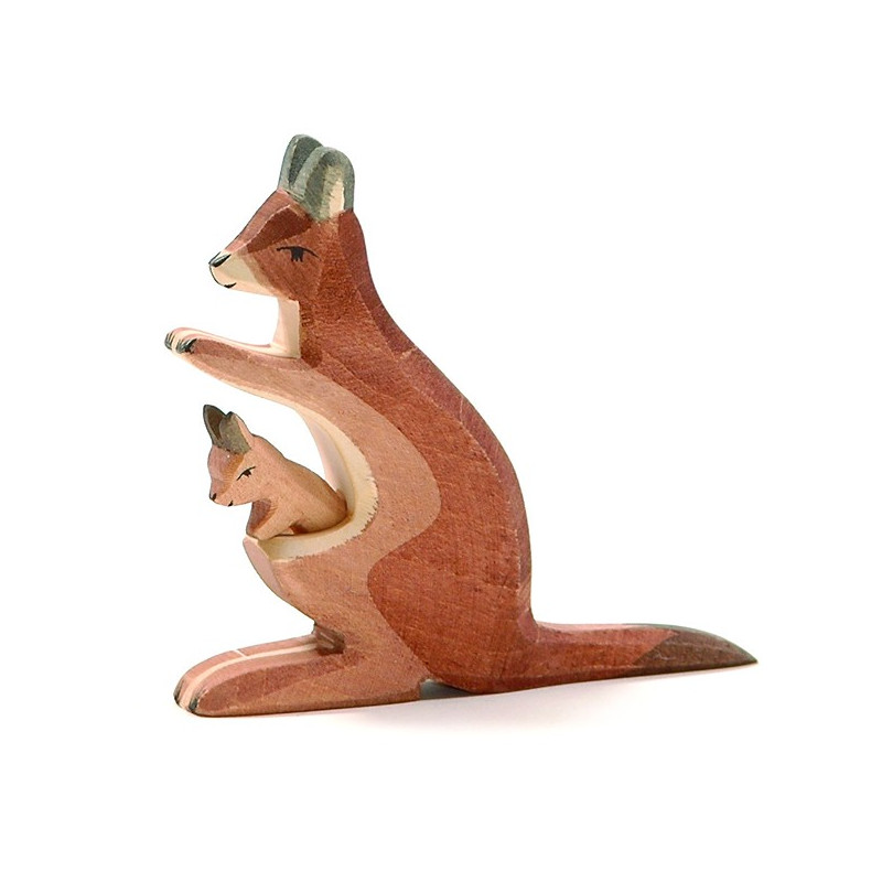 Ostheimer kangeroe moeder en kind in de buidel (2062)