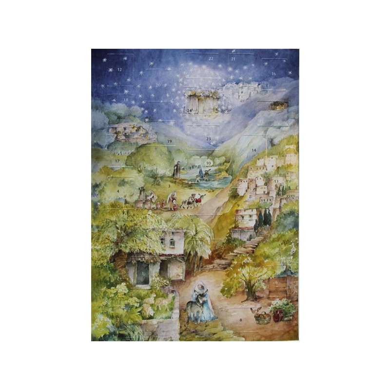Adventskalender klein van Lesch Marias Kleiner Esel