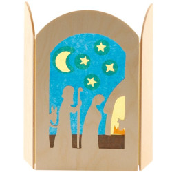 Ostheimer transparant 'Jozef en Maria in de stal' (5520030)