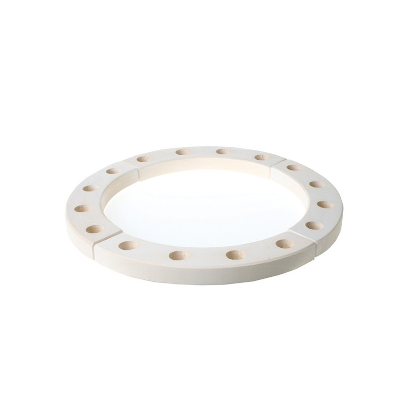 Grimms verjaardagsring wit voor 16 kaarsjes (2101)