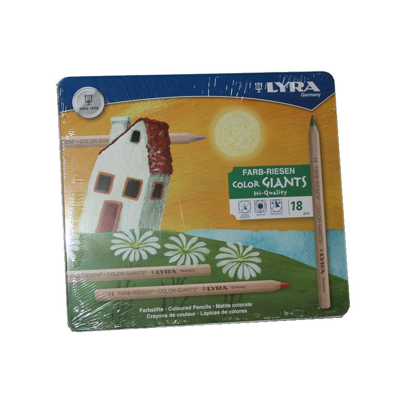 Lyra kleurreuzen ongelakt blik 18 stuks