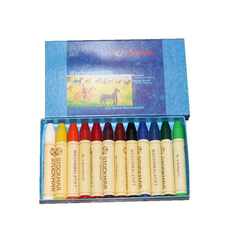 Stockmar bijenwas stifjes doosje 12 stuks