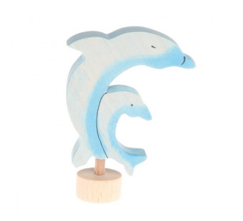 Grimms  Decorative Figure Two Dolphins (4040)