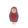 Grimms steker matrushka rood/paars (3993)