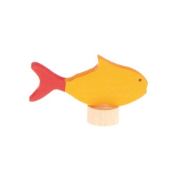 Grimms  traditional figurine fish yellow  (3780)