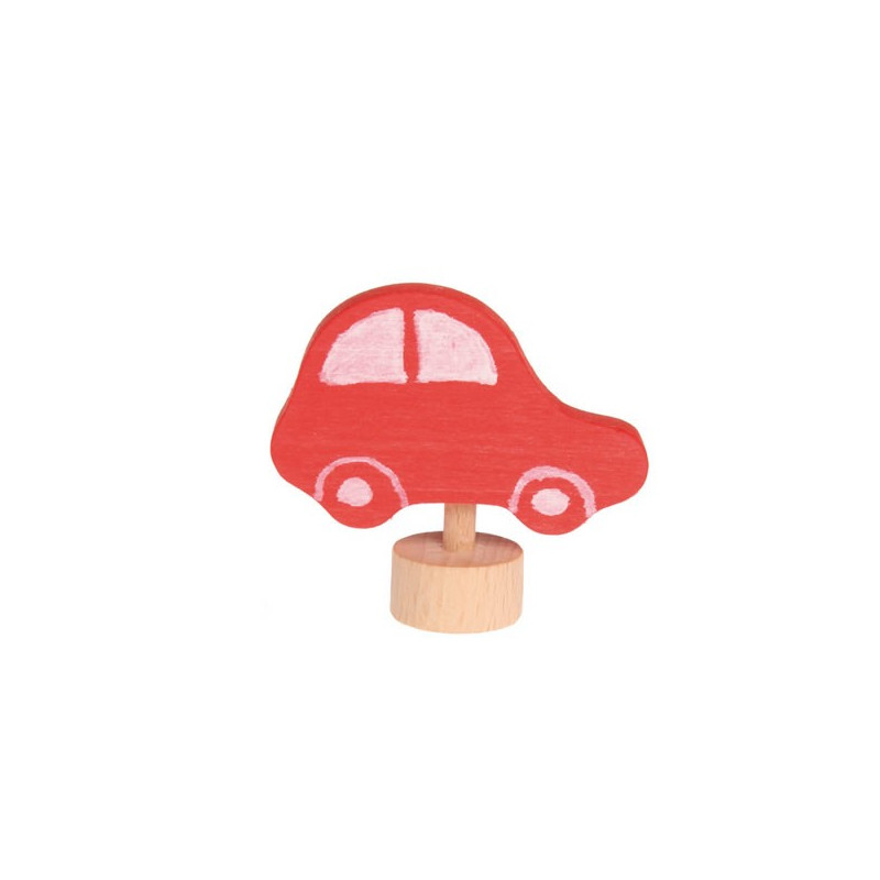 Grimms steker auto rood nieuw model (3560)