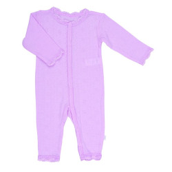 Joha roze kanten jumpsuit 85% wol 15% zijde 
