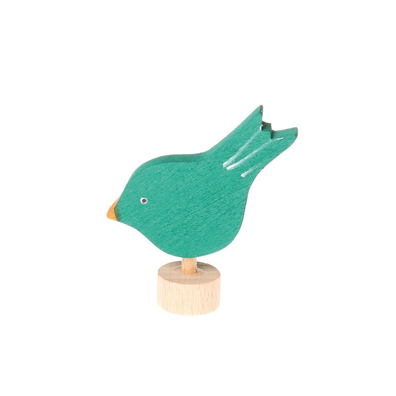 Grimms  traditional figurine pecking bird  (3531)