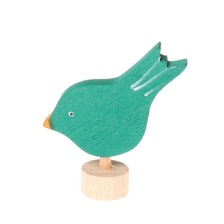 Grimms  traditional figurine pecking bird  (3531)