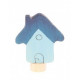 Grimms steker huis blauw (3570)