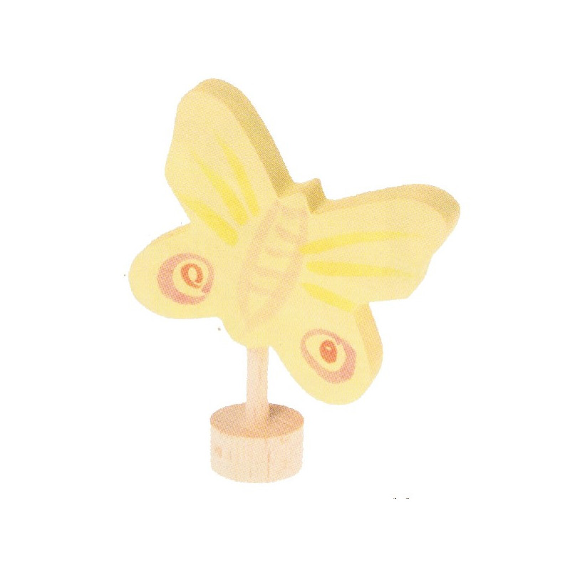 Grimms decorative figure butterfly yellow (3313)