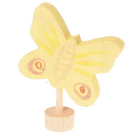 Grimms decorative figure butterfly yellow (3313)