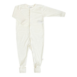 Joha jumpsuit naturel met omslag 100% merinowol (56140) 