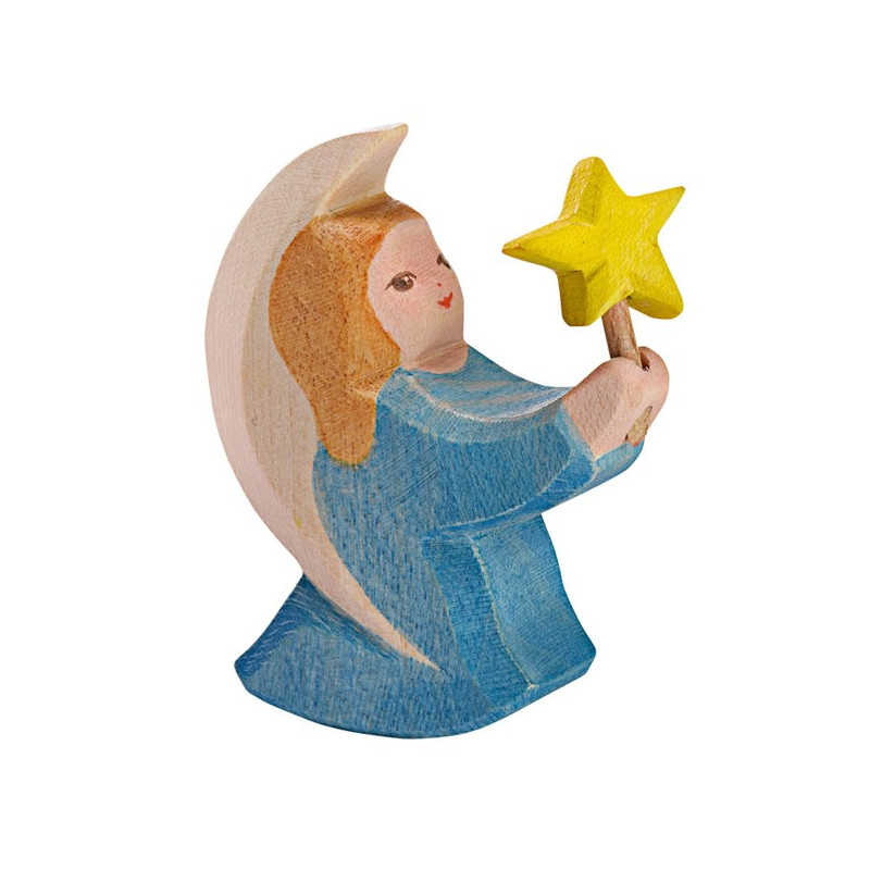 Ostheimer engel blauw met ster (42024)