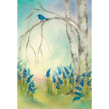 Postkaart Blauwe Druifjes (Baukje Exler)