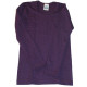 Cosilana long sleeve shirt 70% wool 30% silk dark purple (71233)