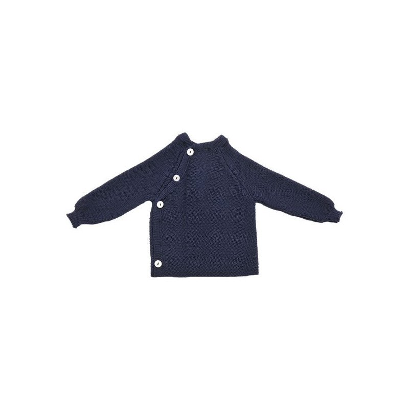 Reiff woolen vest Marine