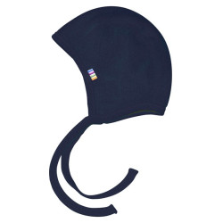 Joha merino woolen bonnet  navy (96140)