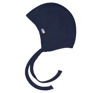 Joha merino woolen bonnet  navy (96140)