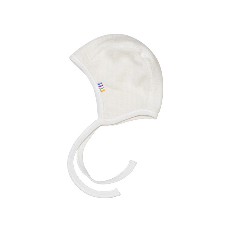 Joha merino woolen bonnet  natural (96140)