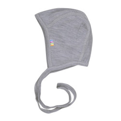 Joha merino woolen bonnet soft grey (96140)