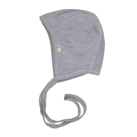 Joha merino woolen bonnet soft grey (96140)
