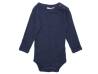 Joha wool silk long sleeved body navy