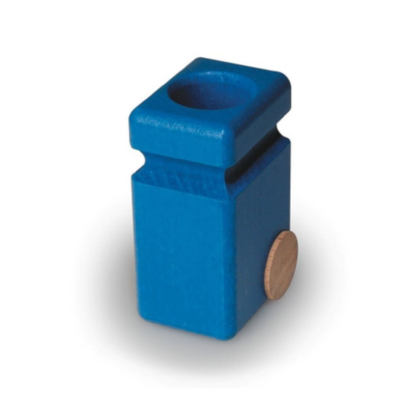 Faguswooden garbage cans blue (20.83)