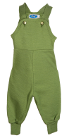 Reiff wool silk terry dungarees Green