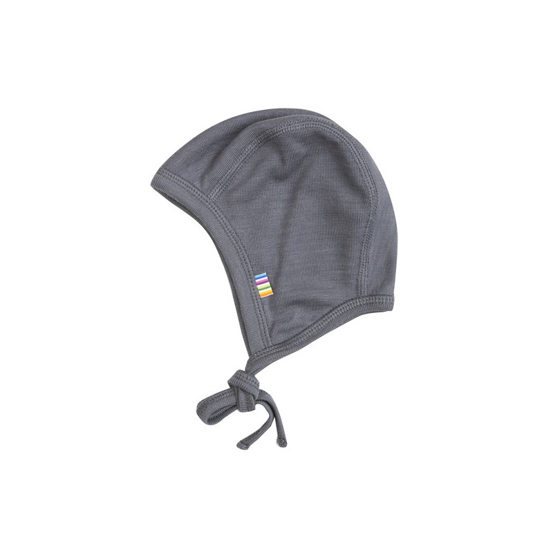 Joha wool silk bonnet grey (63986)