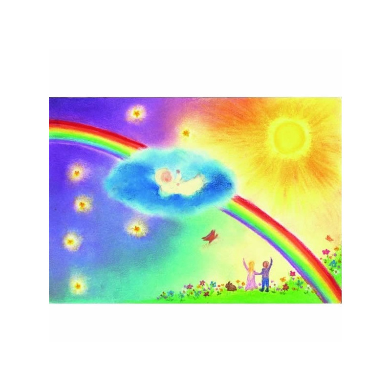 Postkaart Wolkenkindje (Baukje Exler)