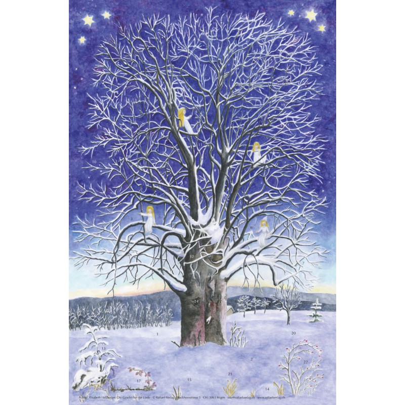 Adventskalender klein die Geschichte der Linde (Elisabeth Heuberger)