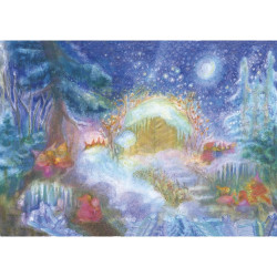 Advent calendar small Im wald bei den Zwergen (Angela Koconda)