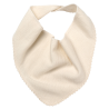 Reiff wool silk terry bib Natural